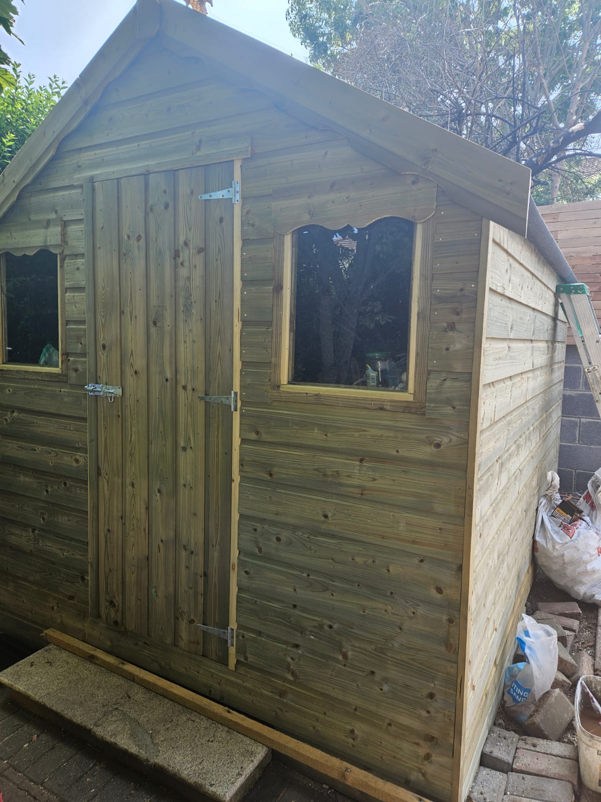 Garden shed construction