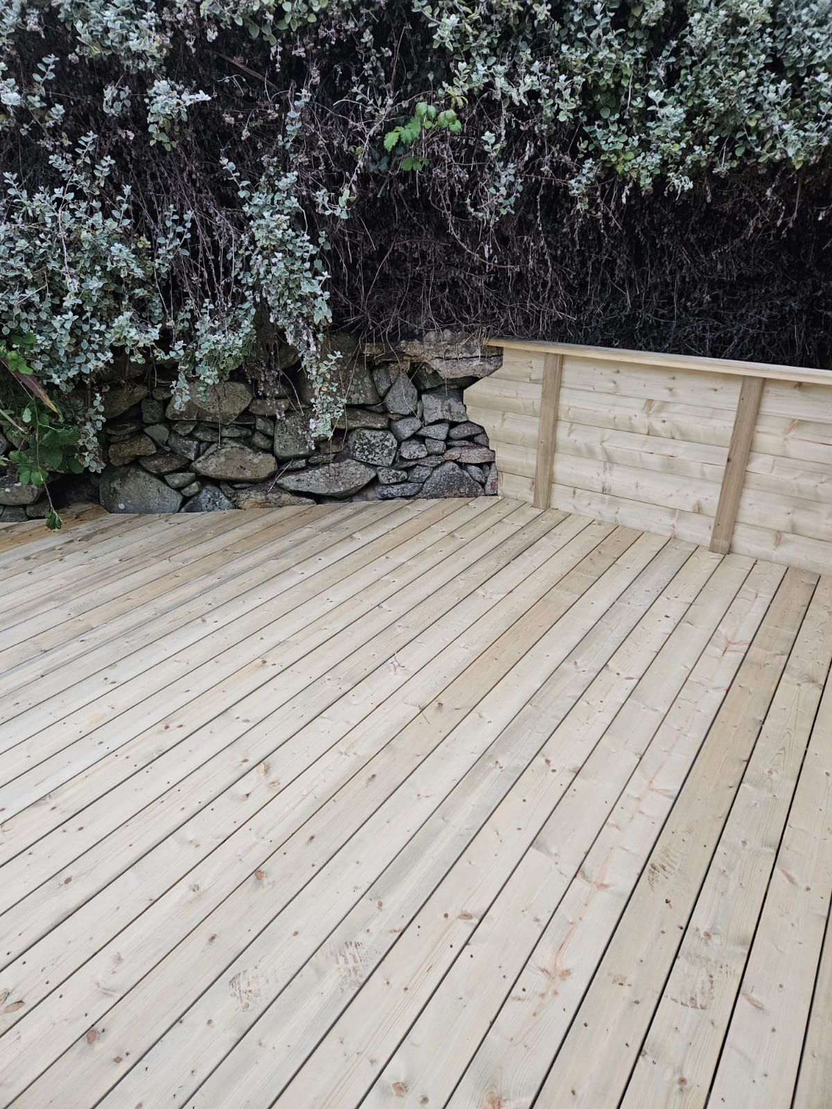 Garden decking