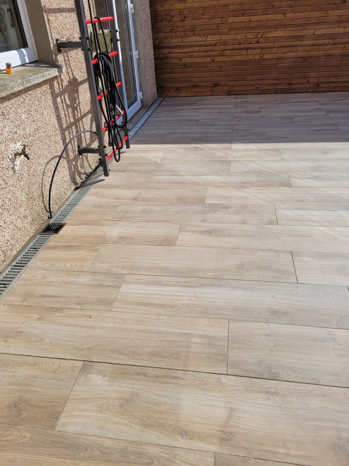 wood effect paving tiles